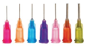 TE Needle 14 Gauge X 1/2" Olive (Qty=1000)